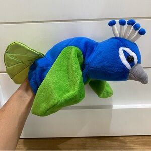 Caltoy PEACOCK 9”‎ Hand Puppet Plush Toy